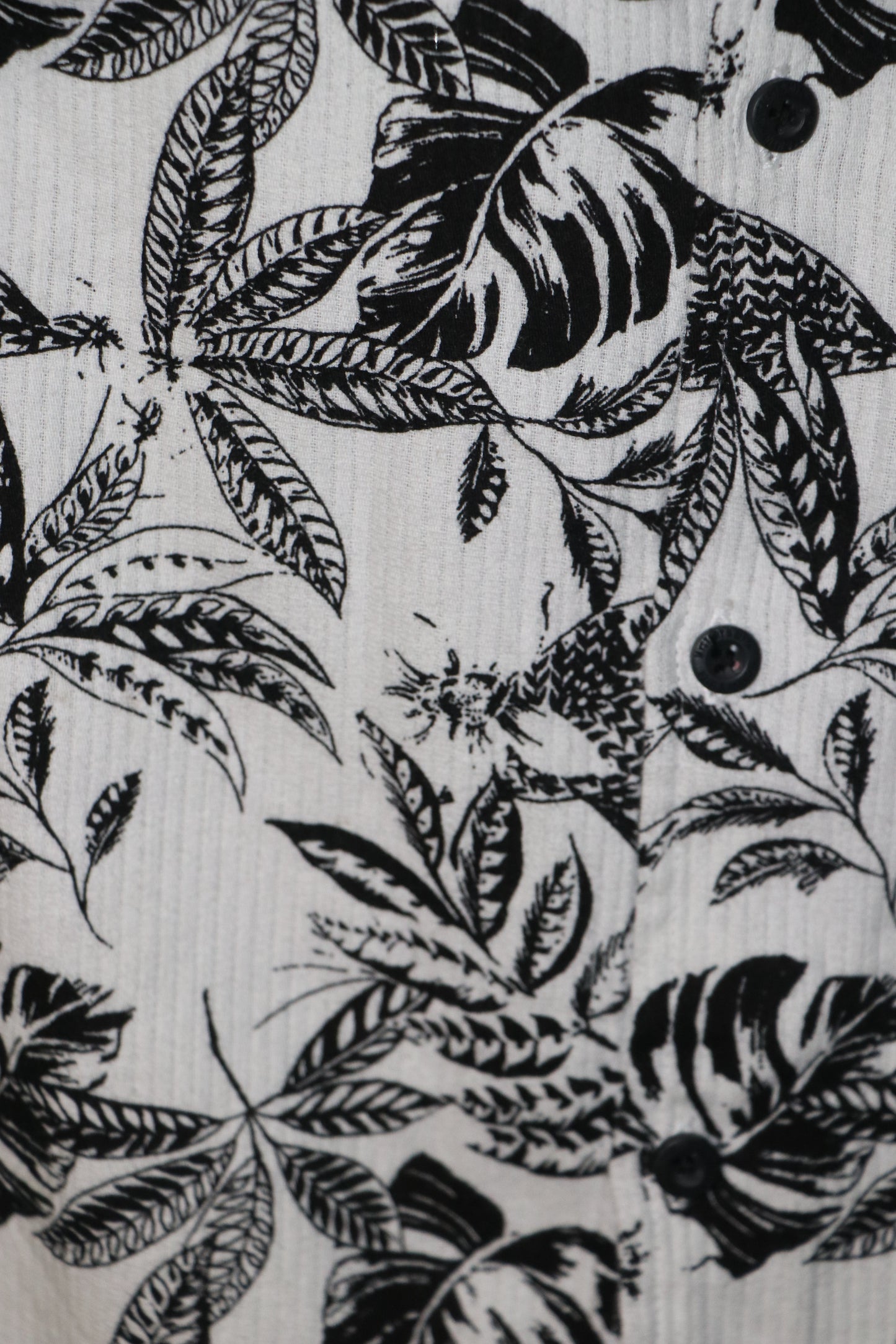 Printed Half Shirt _ White