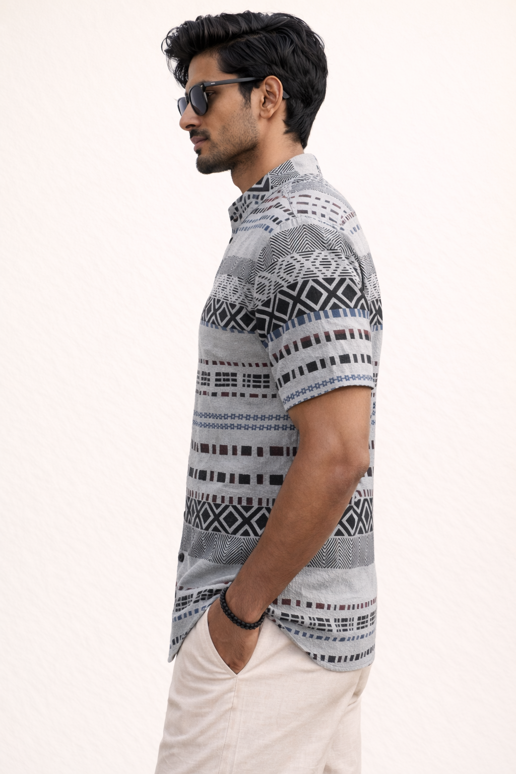 Chinese Collar _ Grey