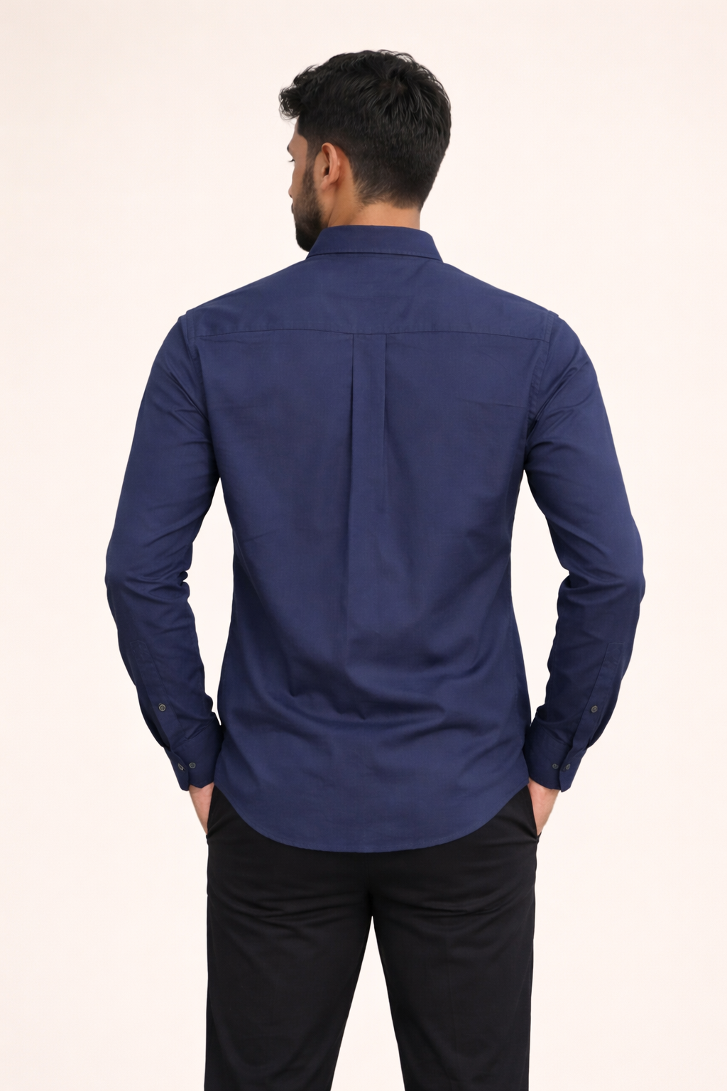 Oxford Cotton _ Navy Blue