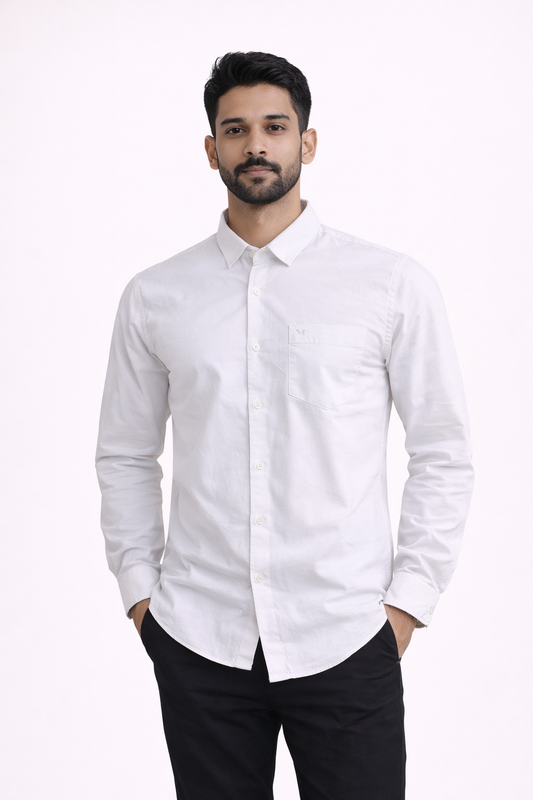 Oxford Cotton _ White
