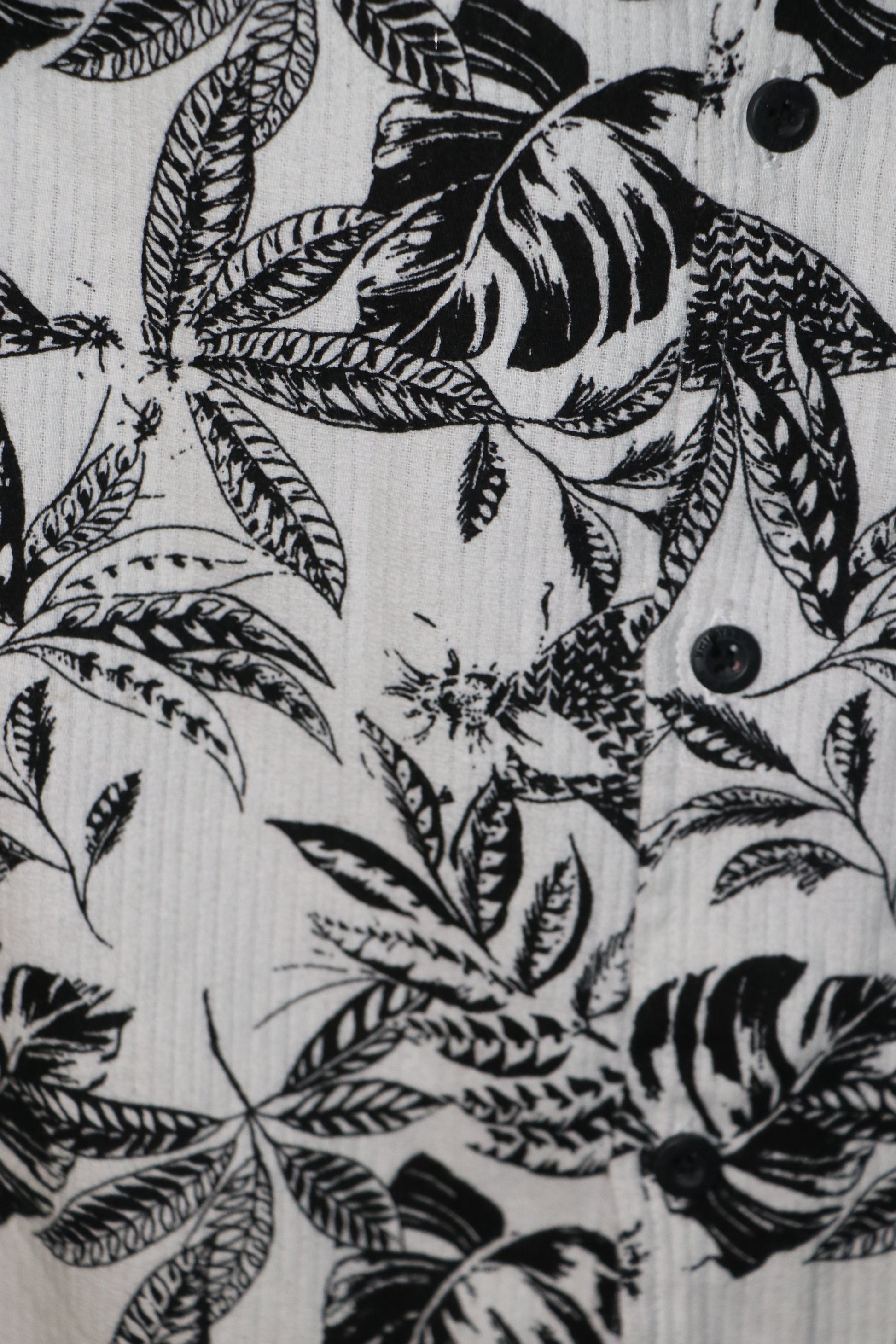 Printed Half Shirt _ White