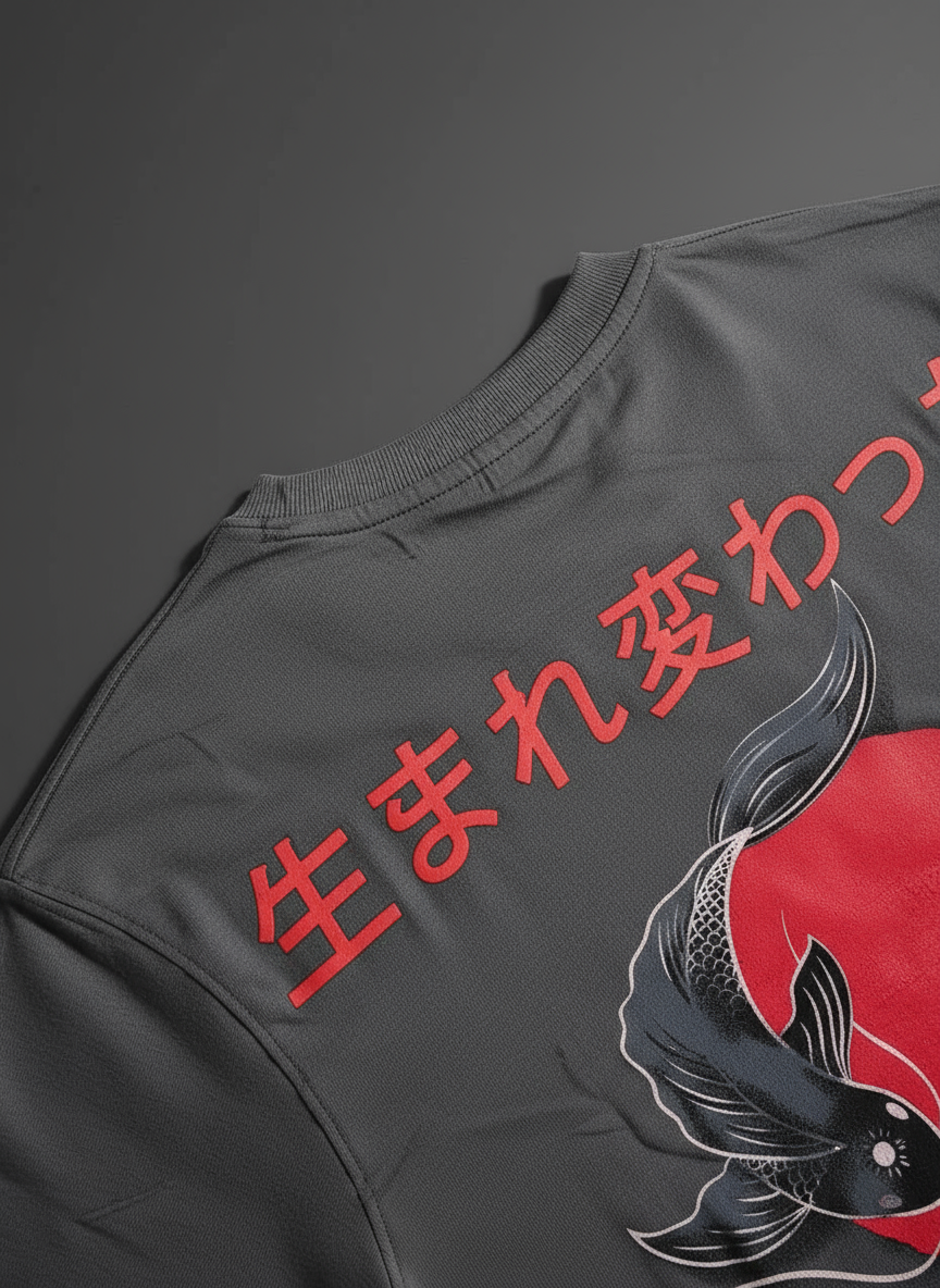 GREY REBORN T-SHIRT [UNISEX]