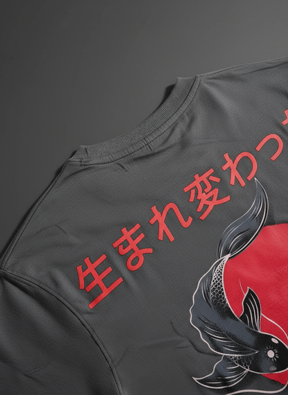 GREY REBORN T-SHIRT [UNISEX]