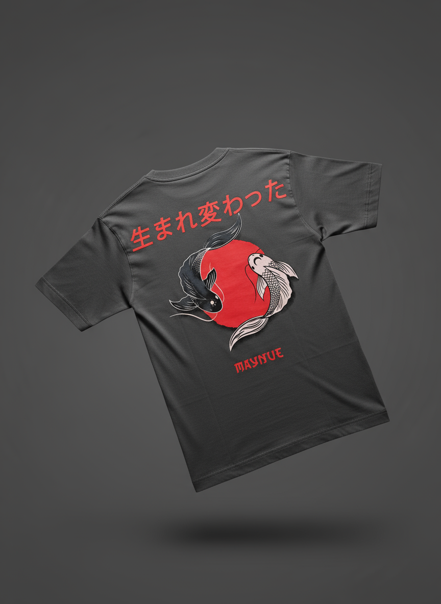 GREY REBORN T-SHIRT [UNISEX]